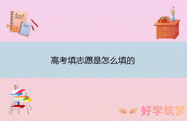 高考填志愿是怎么填的